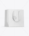Paper Shopping Bag Mockup – Half Side View