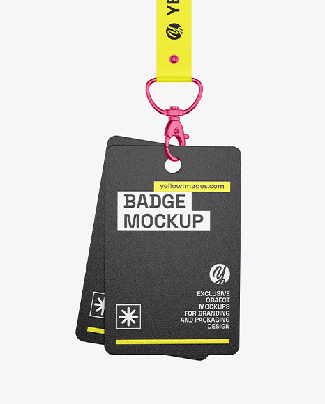 Two ID Cards Mockup