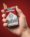 Soft Cigarette Pack in a Hand Mockup