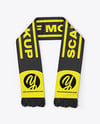 Fan Scarf Mockup - Top View