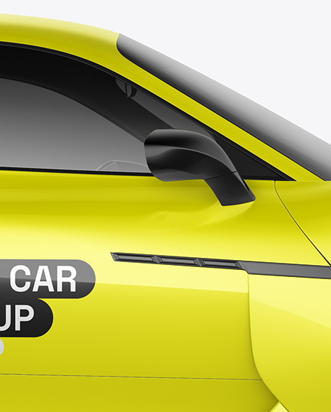 Sport Car Mockup - Side View