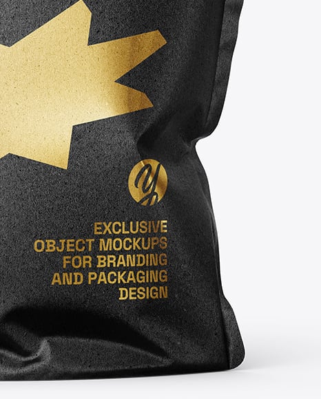 Kraft Paper Stand-Up Pouch Mockup