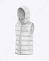 Glossy Down Vest Mockup