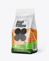 Transparent Package with Lentils Mockup