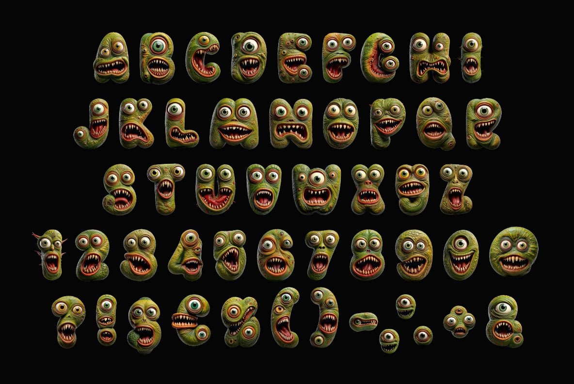 Scary Monster Font