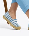 Espadrilles on Women's Legs Mockup