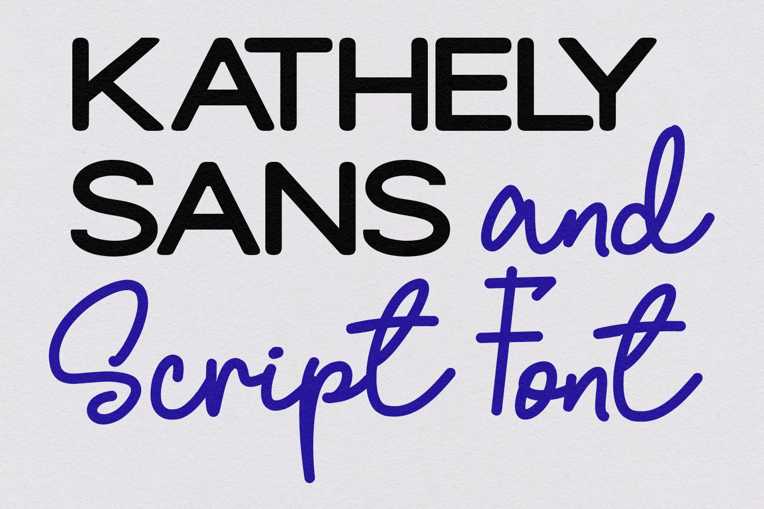 Kathely Harmonious Blend Modern Sans Signature