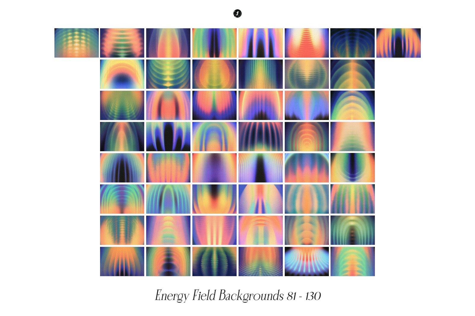 Energy Field Halftone Backgrounds