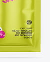 Glossy Sachet Mockup