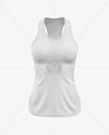 Women's Ribbed Tank Top Mockup