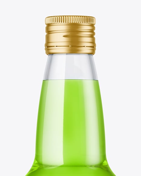 Color Liquid Bottle Mockup