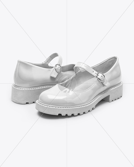 Pair of Mary Janes Mockup
