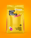 Glossy Food Bag Mockup