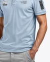 Man in a Polo Shirt and Pants Mockup