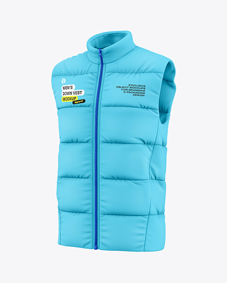 Down Vest Mockup - Vest