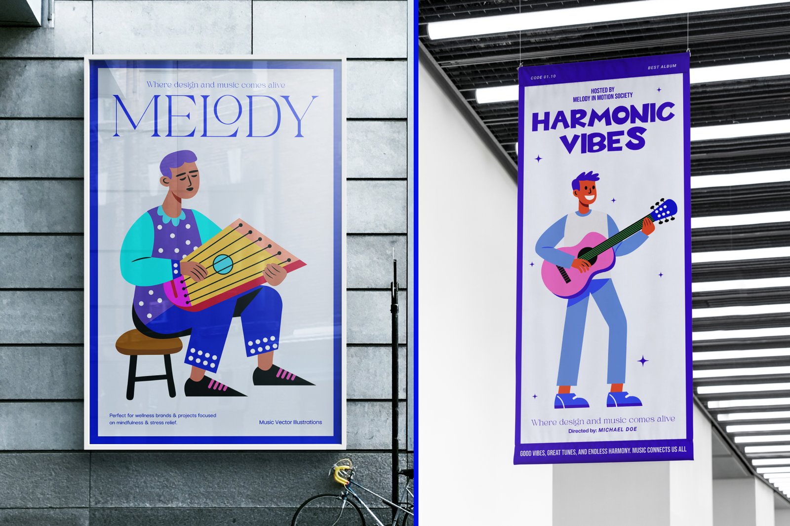 Music Vector Illustration Set
