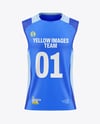 Training Sleeveless Jersey Mockup - Front View