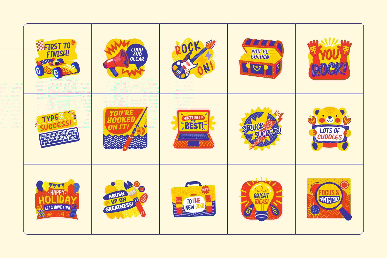 Animated Congratulations Stickers