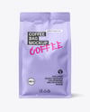 Matte Coffee Bag Mockup