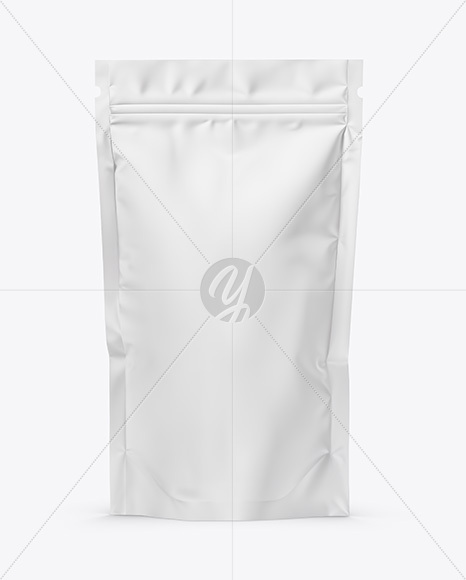 Matte Stand-Up Pouch Mockup