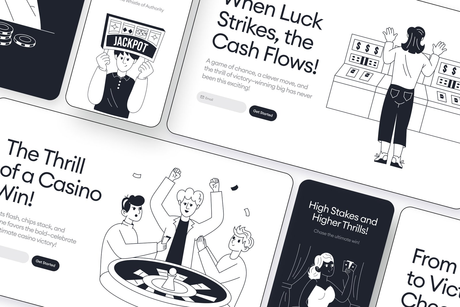 Gambling Cheater Drawing Illustrations