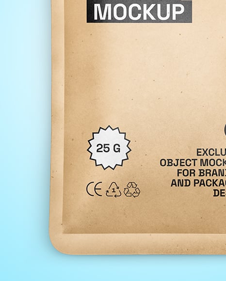 Kraft Sachet Mockup