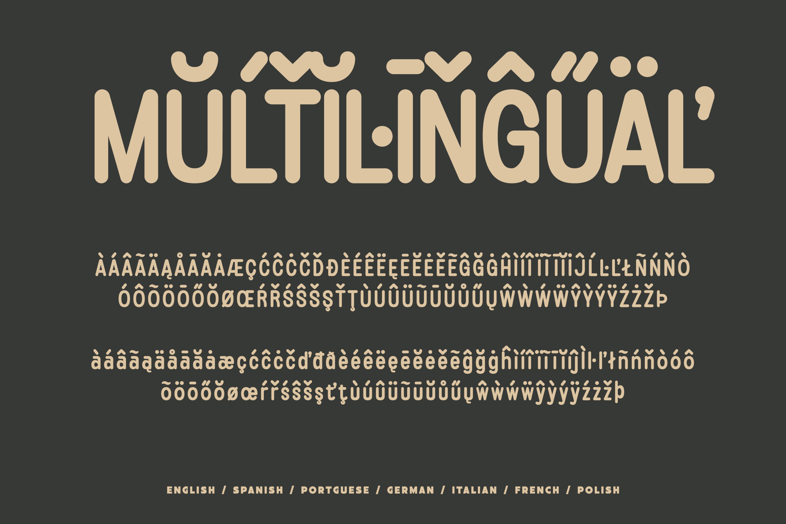 Tendream - Rounded Display Font