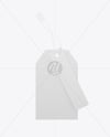Paper Hang Tag Mockup – Front View
