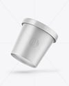 Matte Ice Cream Cup Mockup