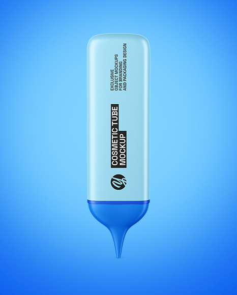 Matte Cosmetic Tube Mockup