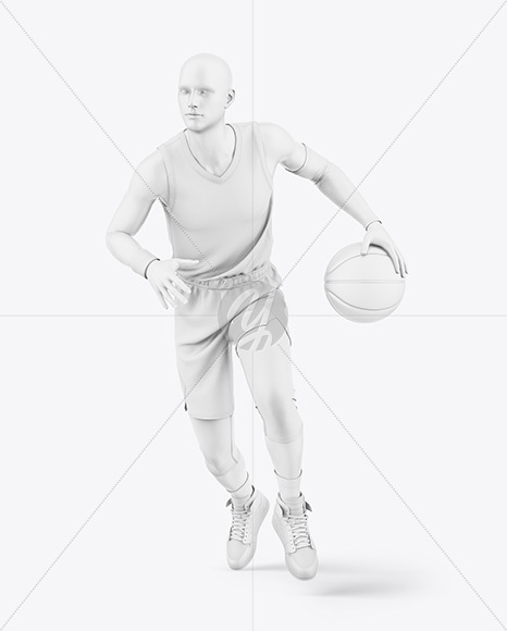 Basketball Kit w/ Mannequin Mockup