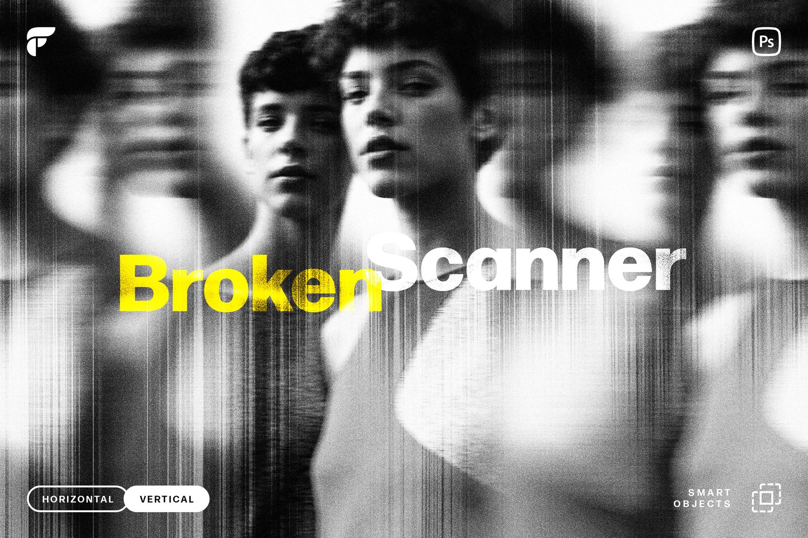 Broken Scanner Photo Effect