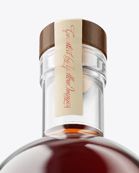 Crafted Rum Bottle Mockup