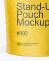 Kraft Stand-up Pouch Mockup