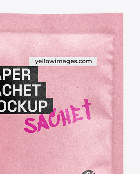 Kraft Paper Sachet Mockup