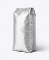 Metallic Coffee Bag Mockup