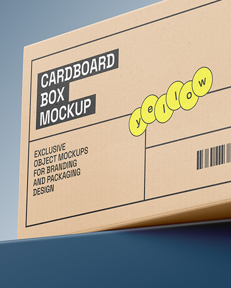 Corrugated Box Mockup