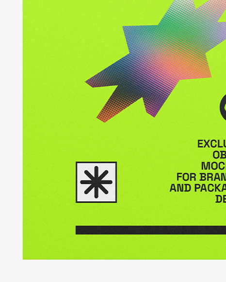 Paper Hang Tag Mockup – Front View