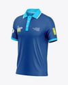 Men's Polo Shirt Mockup - Half Side View