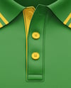 Men's Long Sleeve Raglan Polo Mockup