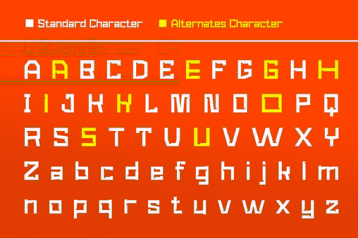 Newro Space - Modern Futuristic Display Font