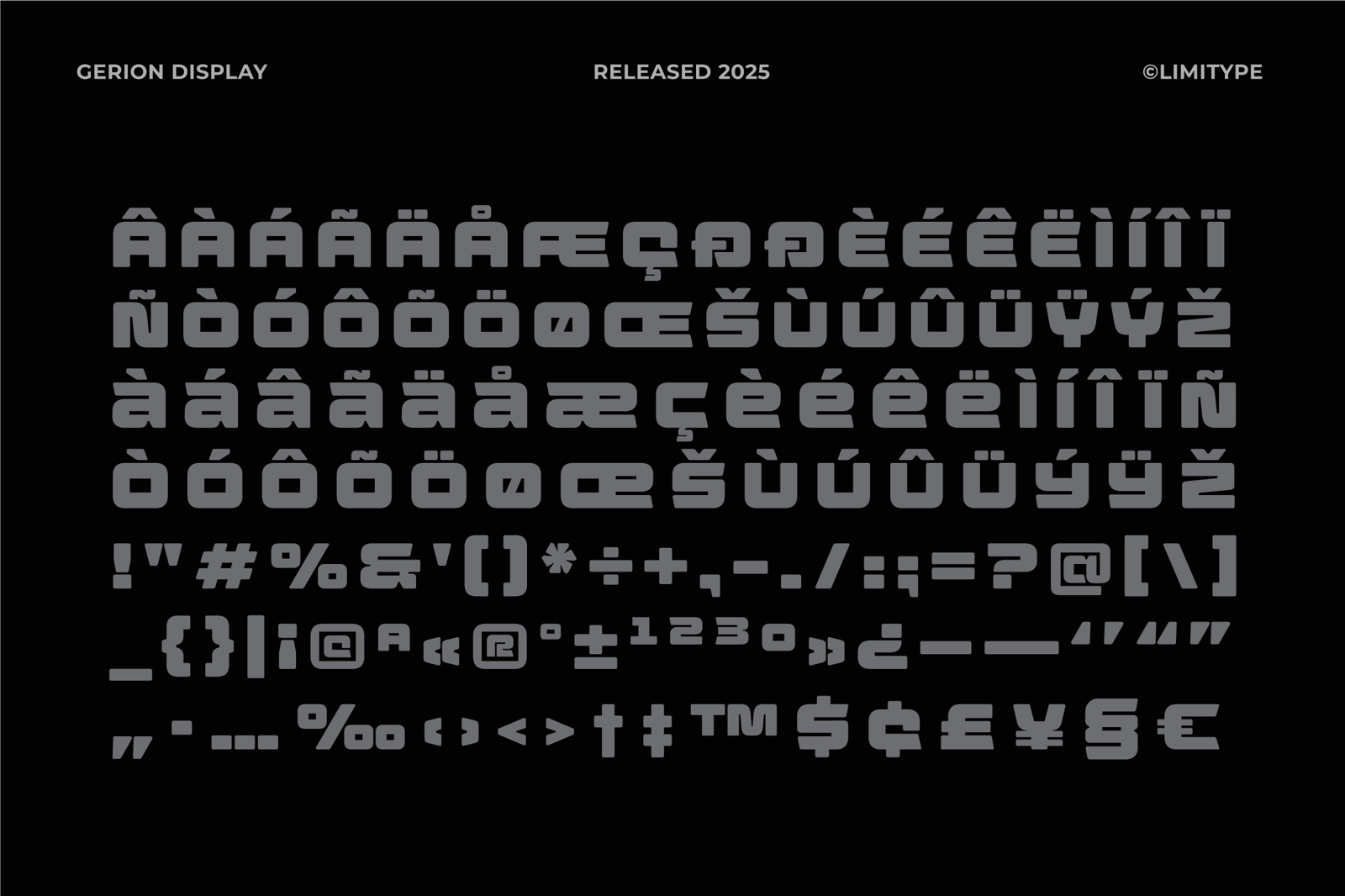 Gerion - Display Font