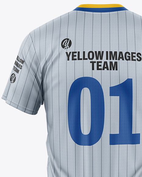 Baseball Jersey Mockup - Back View