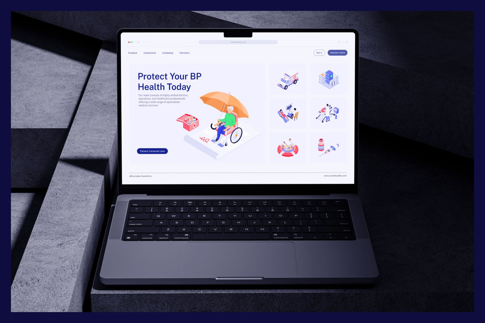 Everyday Isometric Icons Bundle