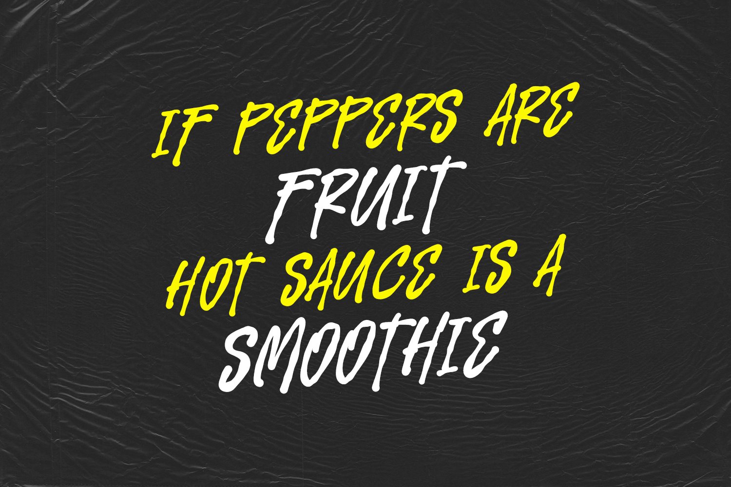 Grous Hiraco Solid Paint Brush Display Font