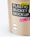 Matte Metallic Bucket Mockup