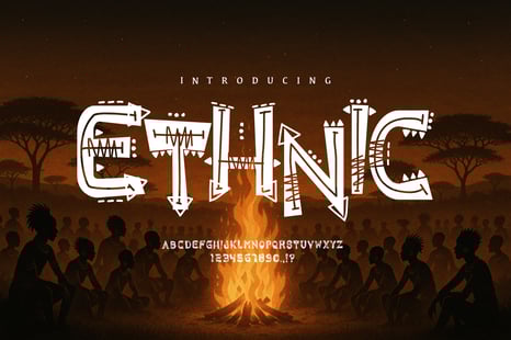 Ethnic Font - Fonts