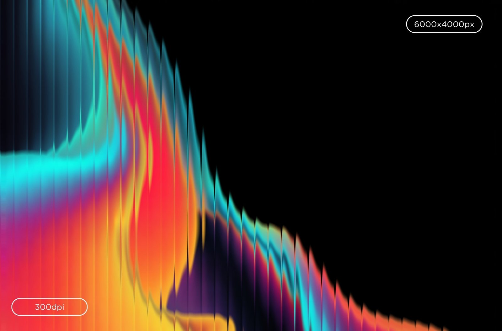 Fractal Glass Gradient Textures