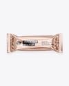 Glossy Metallic Snack Package Mockup