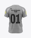 Heather T-Shirt Mockup - Back View